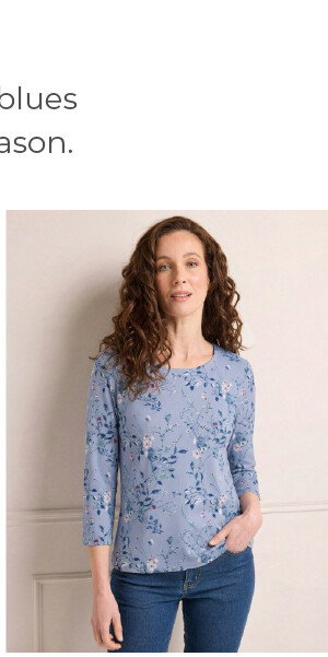 Warm Touch Floral Print Top