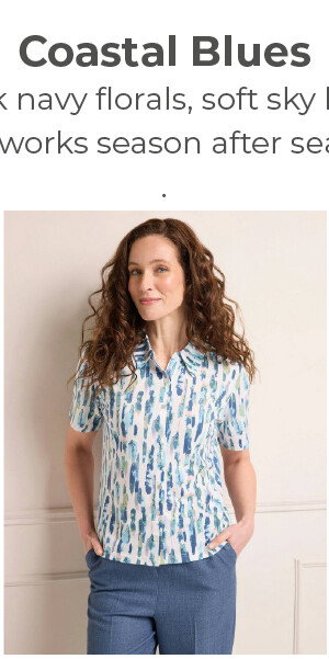Abstract Print Jersey Blouse