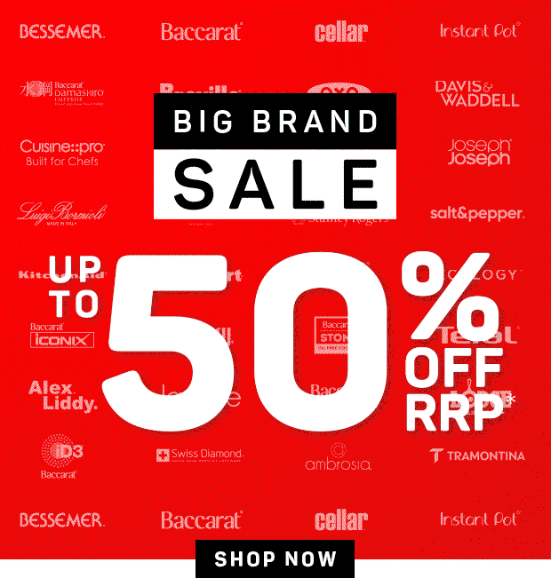 Big Brand Sale: Up to 50% off RRP*