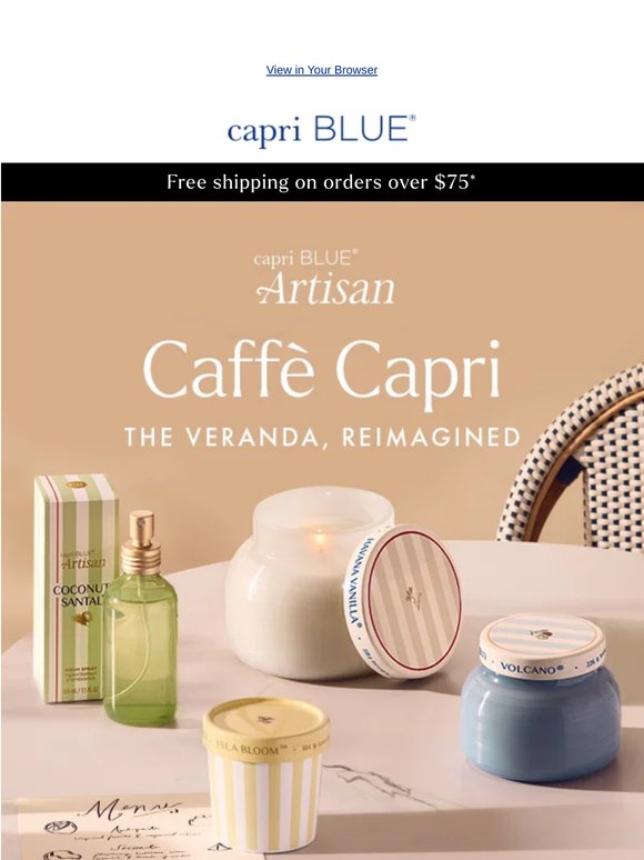 Meet the Caffè Capri Collection