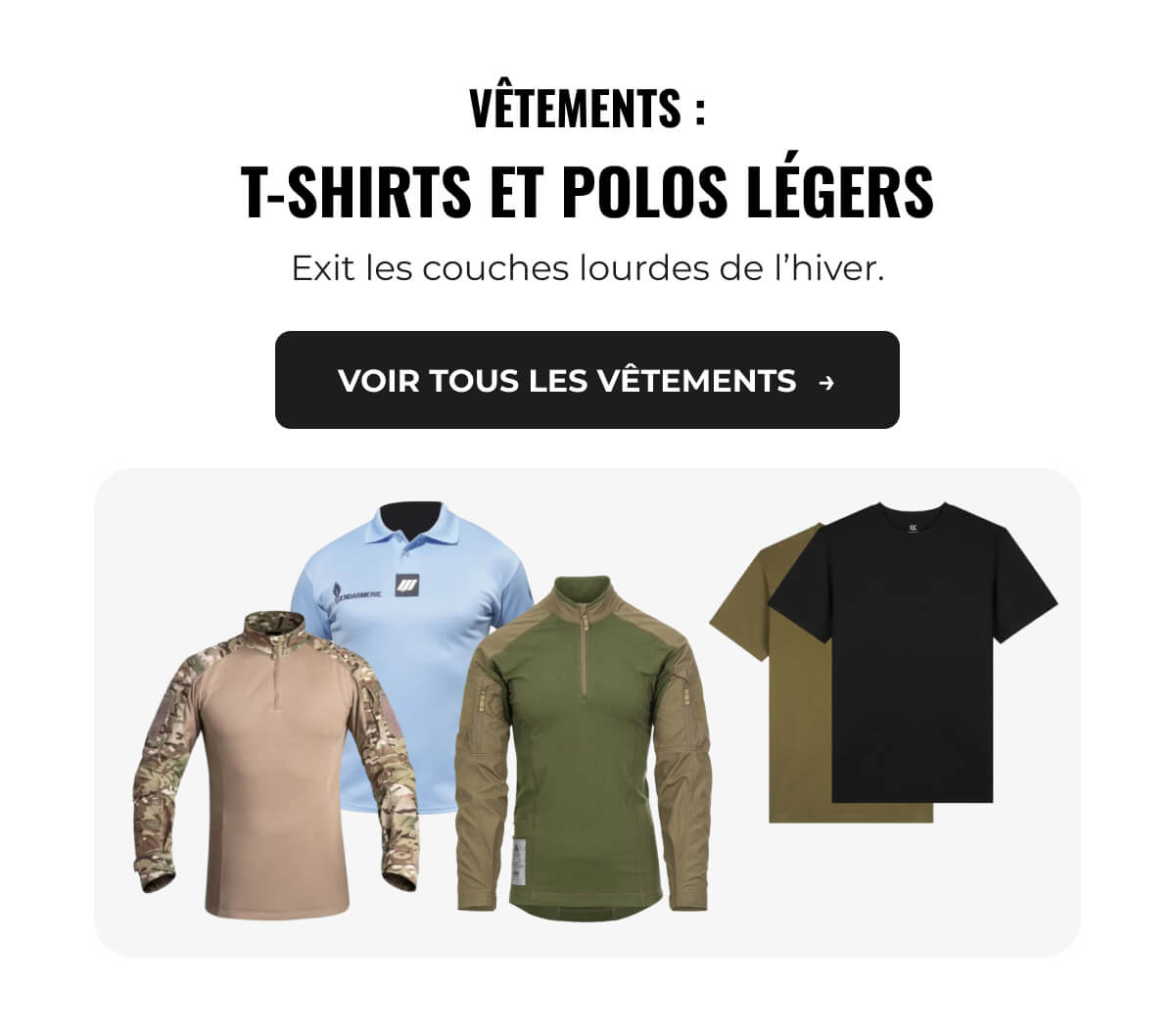 T-SHIRTS ET POLOS LÉGERS 1