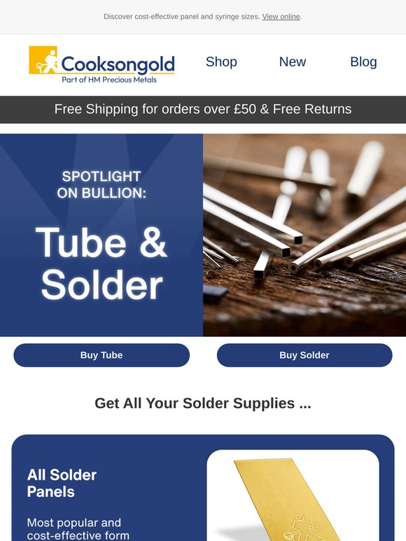Get all the Tube & Solder you need