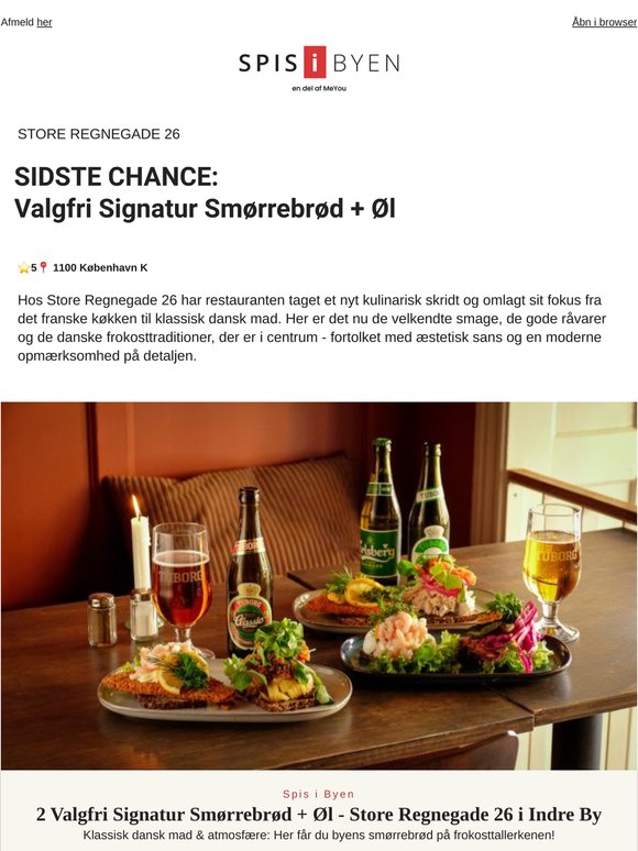 UDLØBER: Øl & smørrebrød i Store Regnegade