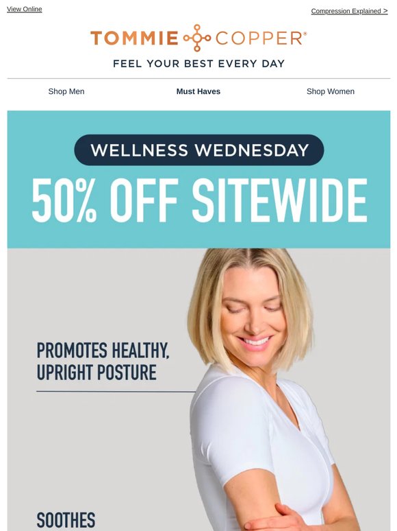 Wellness Wednesday | 50% off Sitewide