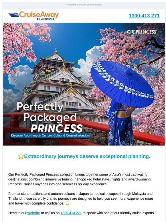 Perfectly Packaged Princess – Asia Awaits