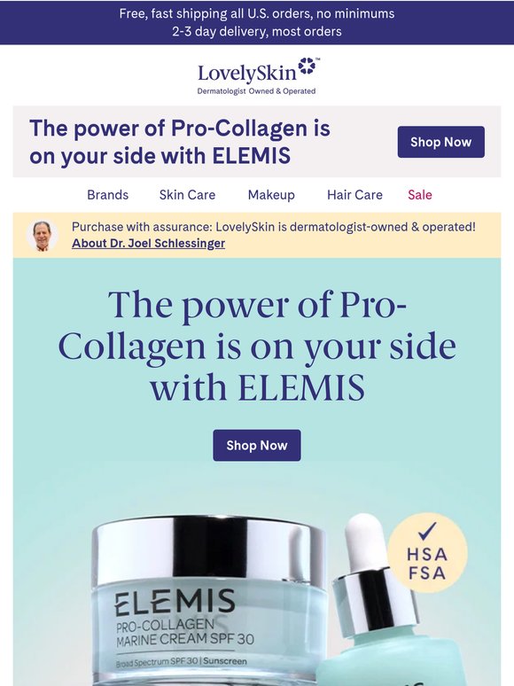 The power of Pro-Collagen is on your side with ELEMIS