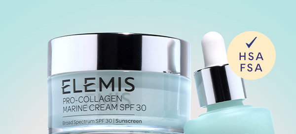 Pro-collagen products displayed artistically