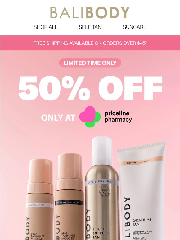 💸 Stock Up & Save: 50% Off @ Priceline