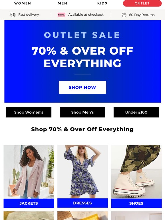 Shop the Outlet Sale...