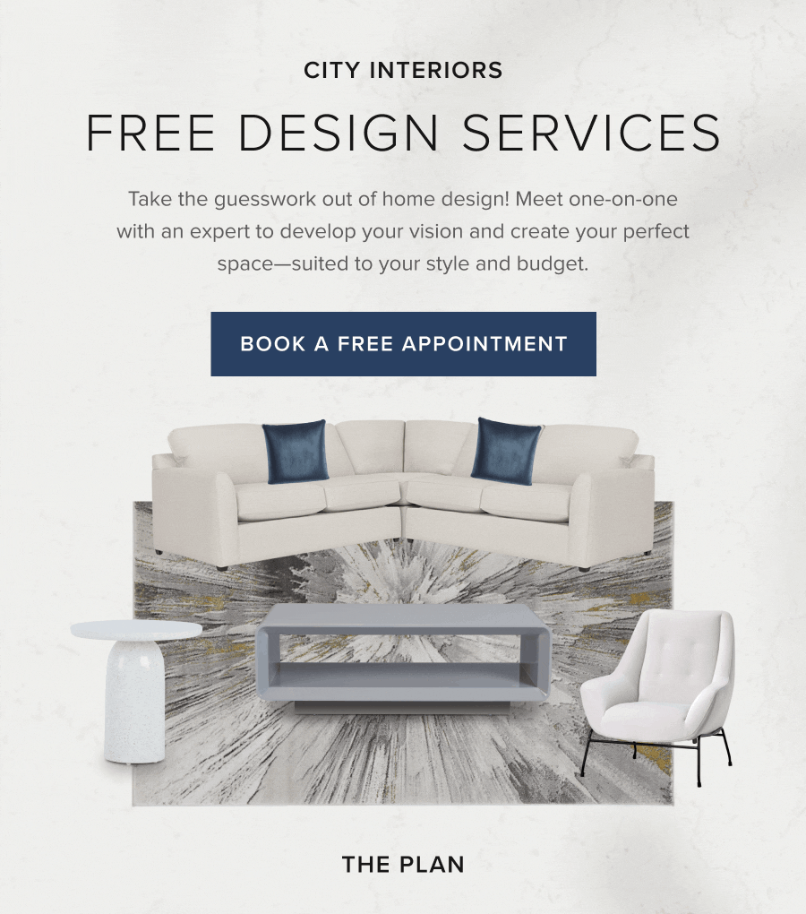 Free design services. Book a free appointment