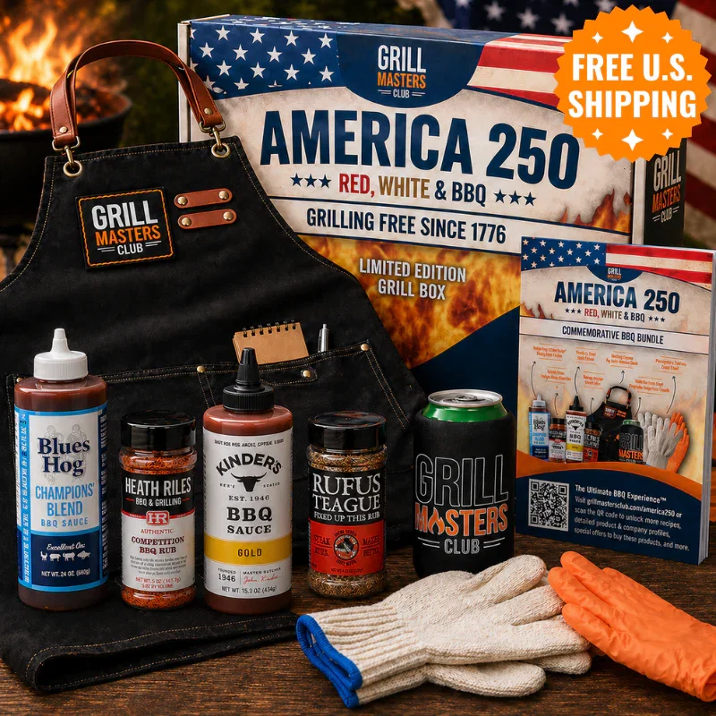 Image of America 250 Commemorative BBQ Bundle - Celebration of American Grilling