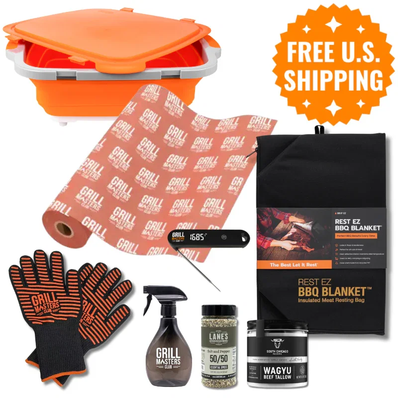 Image of Baller Brisket Accessory Bundle: Prep Tub, Resting Blanket, Butcher Paper, Tallow + More