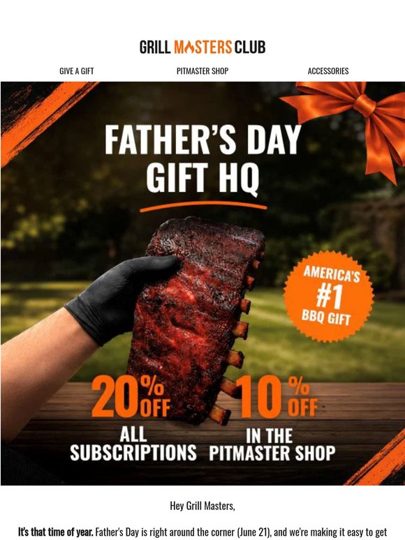 Our Father's Day Grilling Sale is ON!