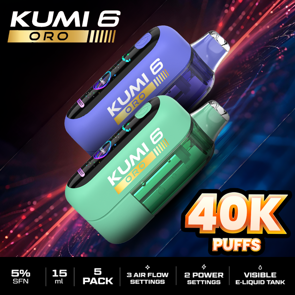 KUMI 6 Oro 40K Puff Disposable