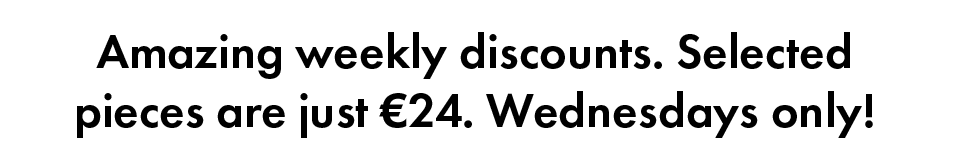 Amazing weekly discounts. Selected pieces are just €24 Bras