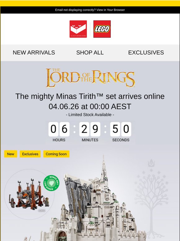 🏰 The mighty Minas Tirith™ is almost here!