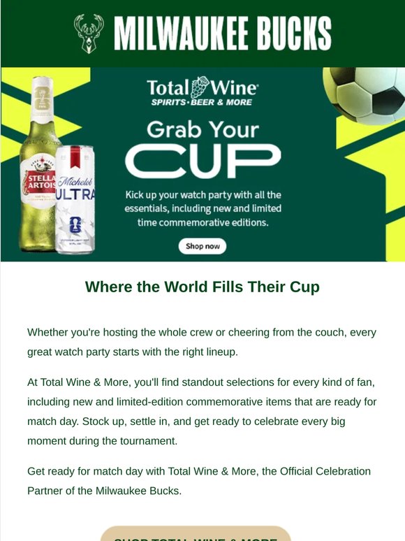 Grab Your Cup with Total Wine