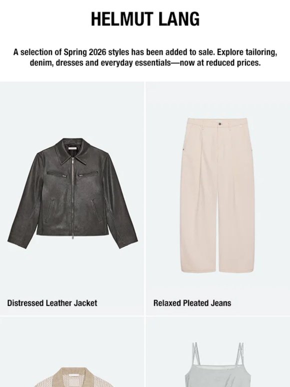NEW STYLES ADDED TO SALE