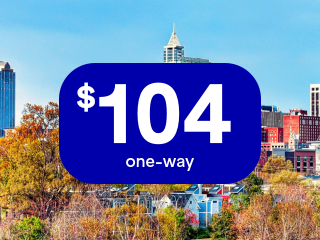 Fares from JFK to RDU.