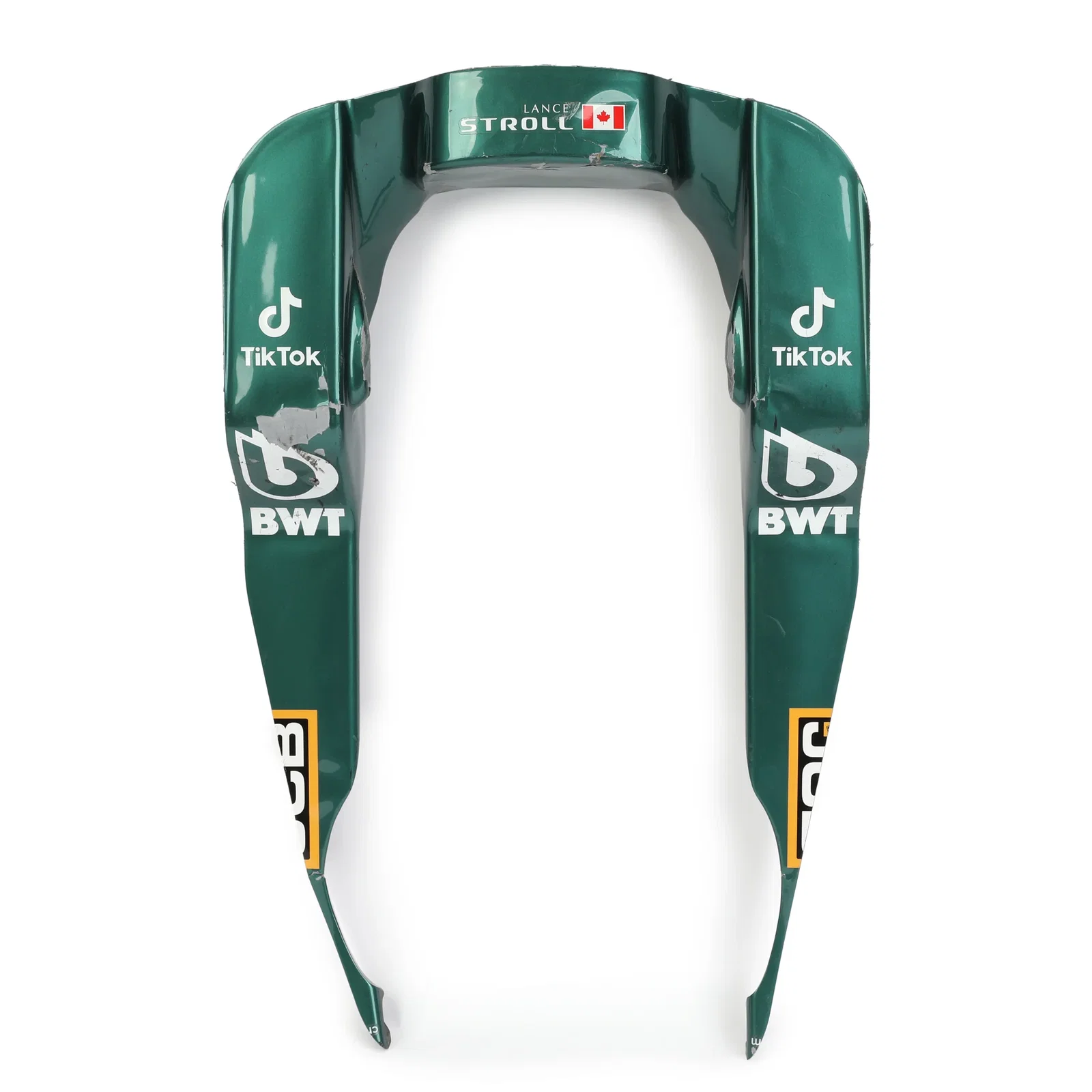 Image of Lance Stroll 2021 Aston Martin Aramco F1 ® Team Headrest Bonded Assembly