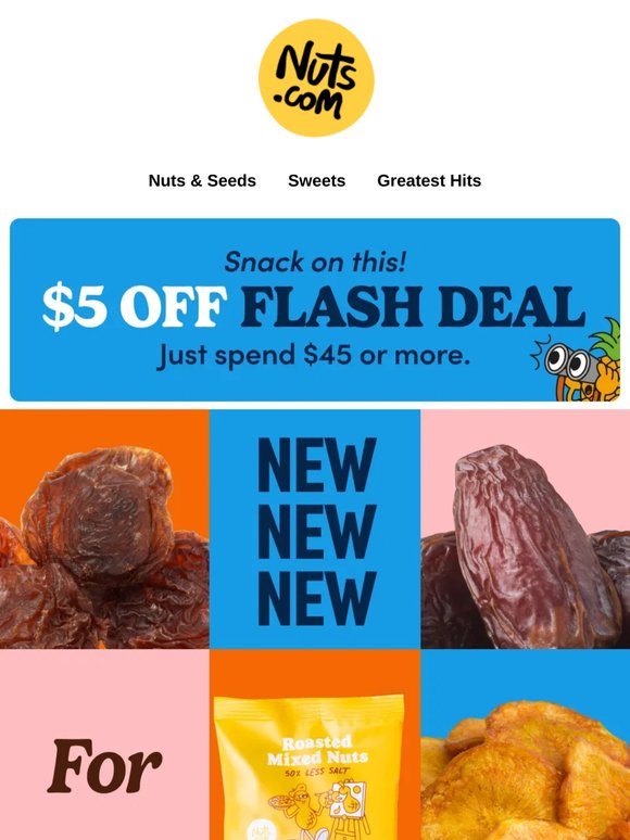 New summer snacks are here (plus $5 off!)