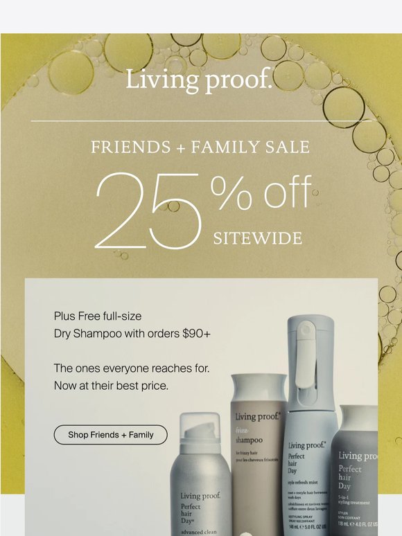 Ends soon: 25% off our bestsellers.*