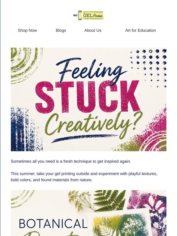 Feeling Stuck? Try These Summer Gel Printing Ideas ☀️🎨