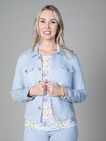 Tailored Denim Style Jacket