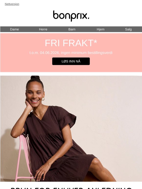 Shop nå, vi spanderer frakten!
