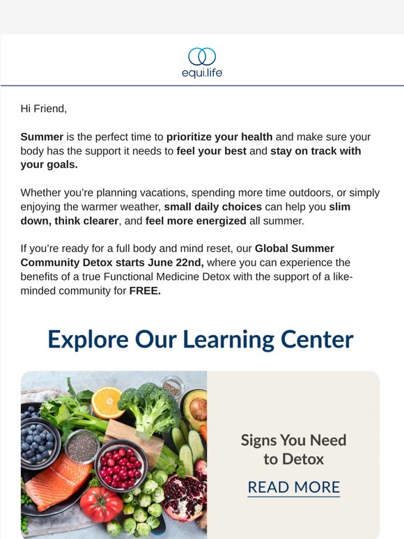 Have Your Healthiest Summer Yet!