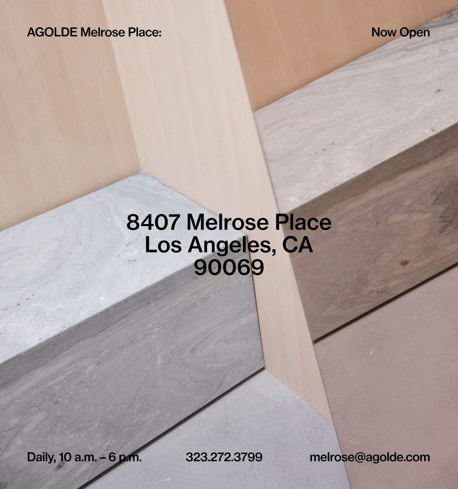AGOLDE Melrose Place: Now Open