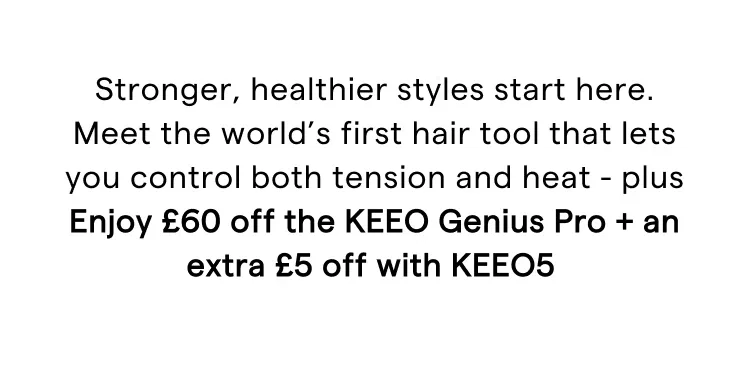 KEEO Genius Straightener.