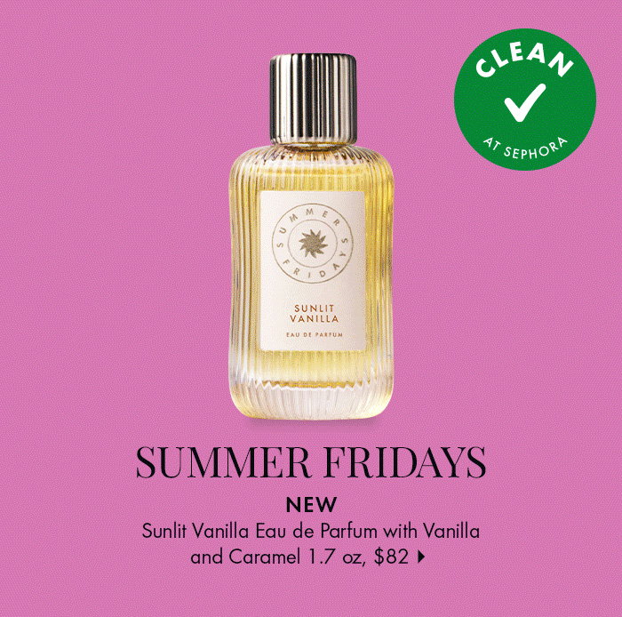 SUMMER FRIDAYS Sunlit Vanilla Eau de Parfum with Vanilla and Caramel