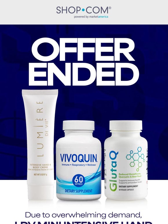 Whoa, more offers ended?! 😮