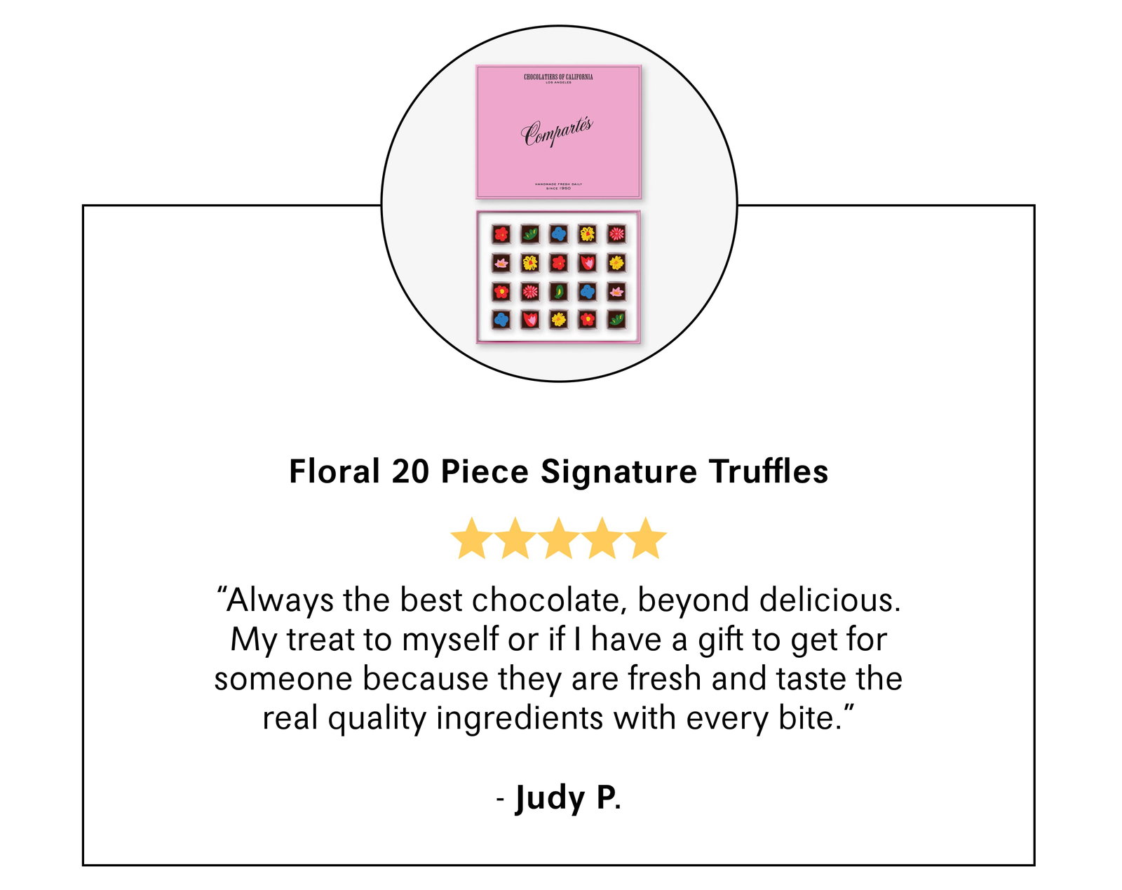 Floral 20 Piece Signature Truffles