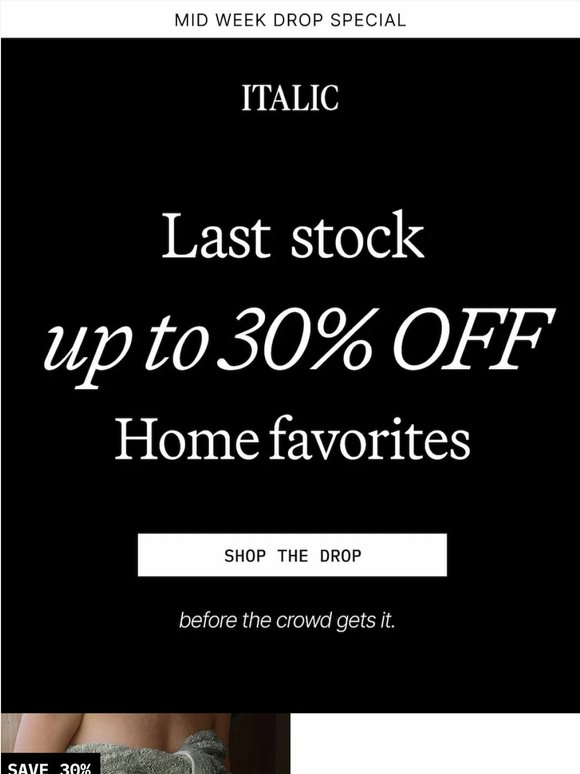 Today Only: Warehouse Sale
