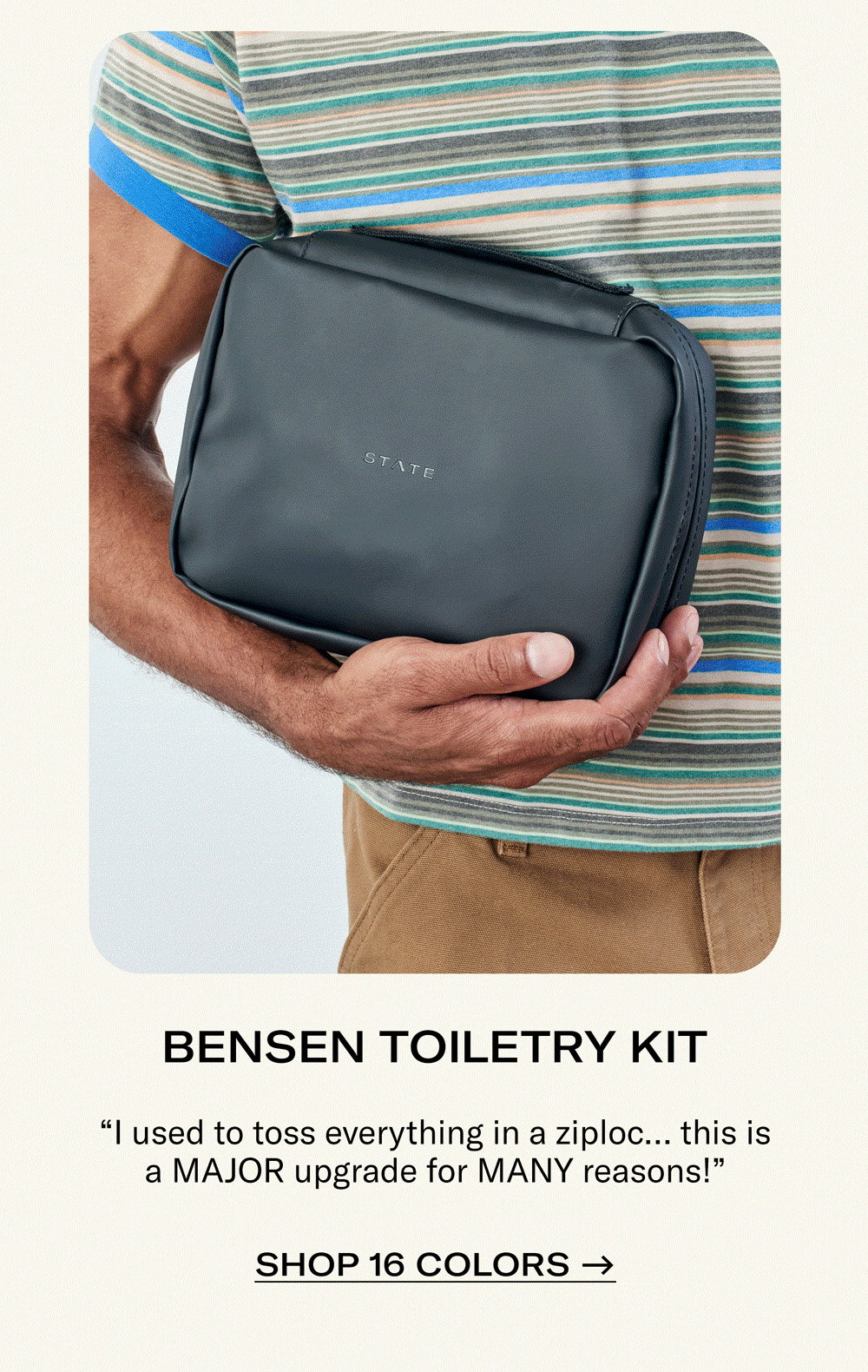 Shop Bensen Toiletry Kit Black