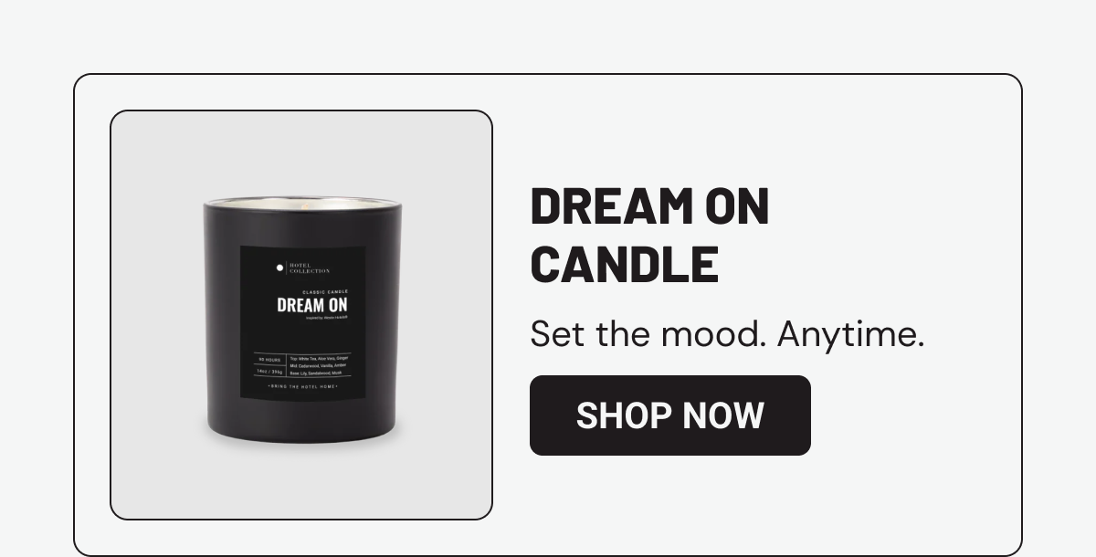 Dream On Candle