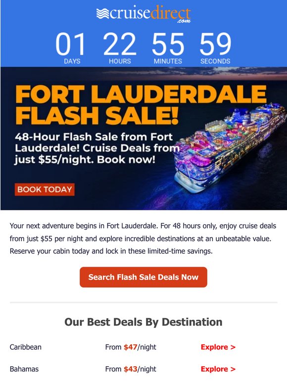48-Hour Fort Lauderdale Flash Sale From $55/Night!