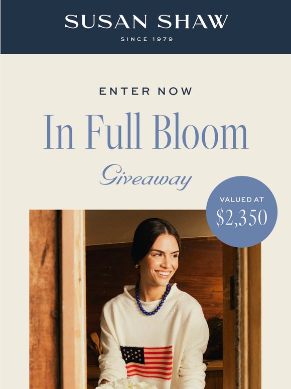 Enter Now: The In Full Bloom Giveaway 🌸