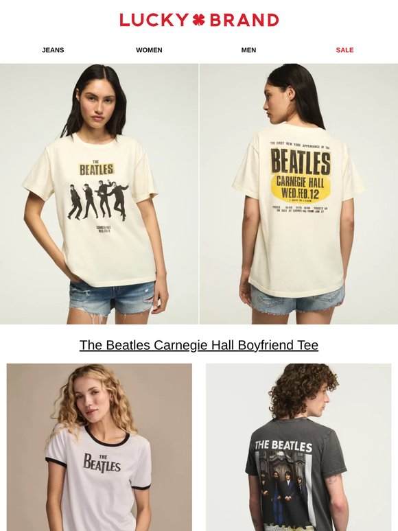 *NEW* Beatles x Lucky Brand Styles Just Dropped