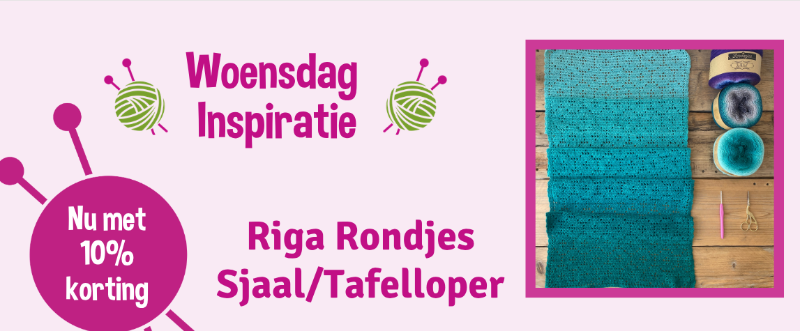Woensdaginspiratie: Riga Rondjes Sjaal / Tafelloper