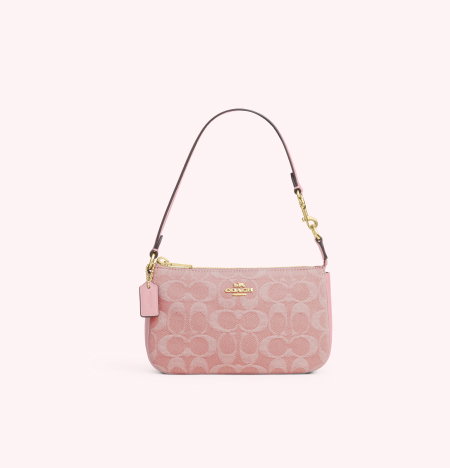 Nolita 19 In Signature Denim Gold/Light Pink