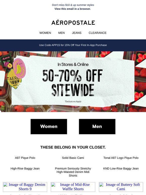 50-70% Off Sitewide! Go Crazy, Bestie
