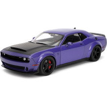 Dodge Challenger Hellcat Widebody - Plum Crazy 1:18 Scale Diecast Model Car by Pink Slips