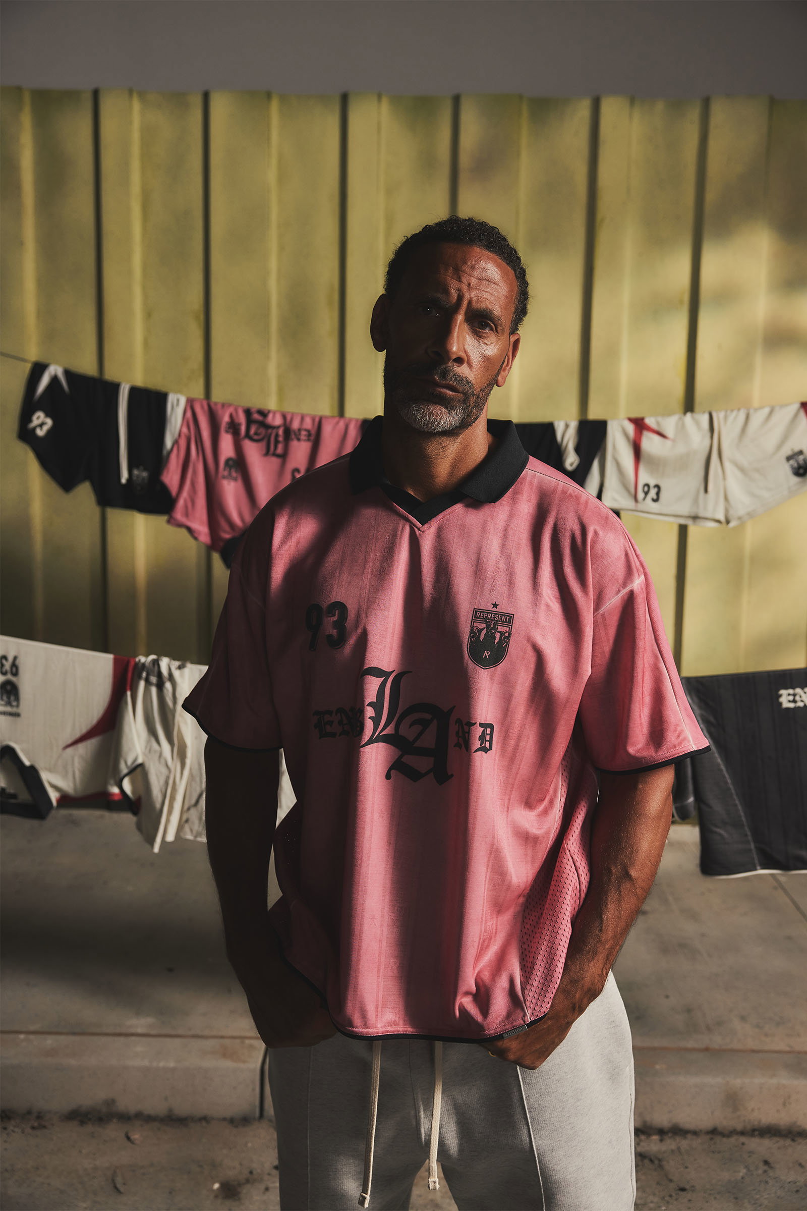 Model wearing the SS26 Dream On Tour T-Shirt in Washed Ecru