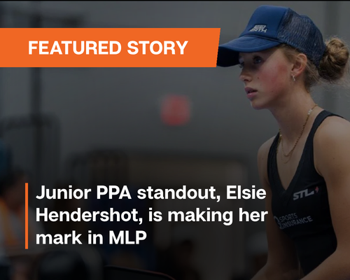 From Junior PPA standout to St. Louis Shock rookie, Elsie Hendershot is making her mark