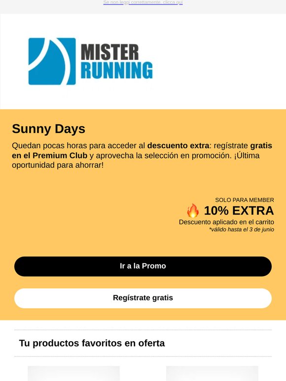 Está a punto de terminar: ☀️ 10% EXTRA, ¡últimas horas!
