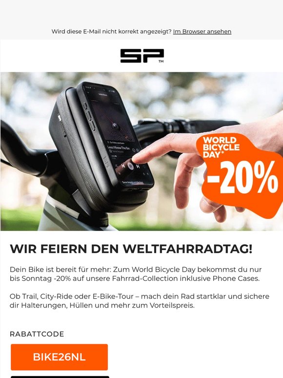 Weltfahrradtag: -20% auf unsere Rad-Collection