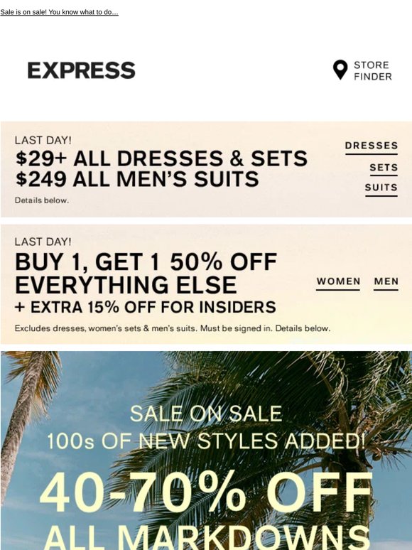100s of new markdowns 40-70% OFF